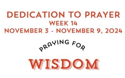 Prayer Focus: Wisdom November 3-9, 2024