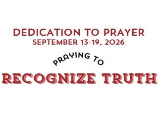 Prayer Focus: Recognize Truth September 13-19, 2026